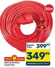Pick n Pay Hypermarket 20m extention lead 1mm offer
