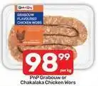 Pick n Pay Pick n pay - grabouw flavoured chicken wors offer