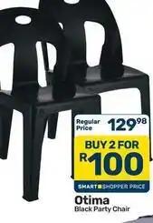 Pick n Pay Hypermarket Black party chair offer