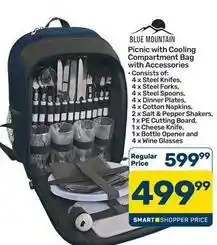 Pick n Pay Hypermarket Picnic with cooling compartment bag with accessories offer