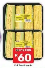 Pick n Pay Sweetcorn offer