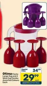 Pick n Pay Fiesta large jug and 4 wine cup combo offer