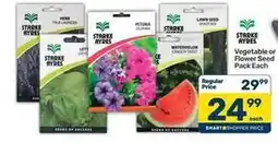 Pick n Pay Vegetable or flower seed pack offer