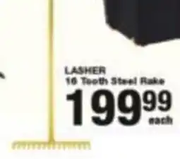 Build It Lasher 16 Tooth Steel Rake offer