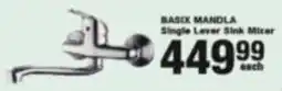 Build It Basix Mandla Single Lever Sink Mixer offer
