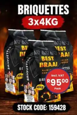 Africa Cash and Carry Best Braai Briquettes offer