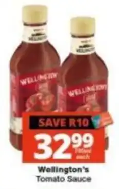 Checkers Wellington's Tomato Sauce offer