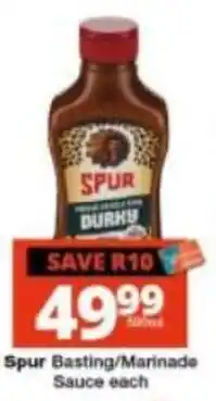 Checkers Spur Basting/Marinade Sauce offer