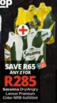 Savanna Dry/Angry Lemon Premium Cider