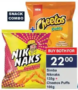 President Hyper Simba Niknaks Cheetos Puffs offer