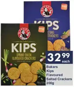 President Hyper Bakers Kips Flavoured Salted Crackers offer