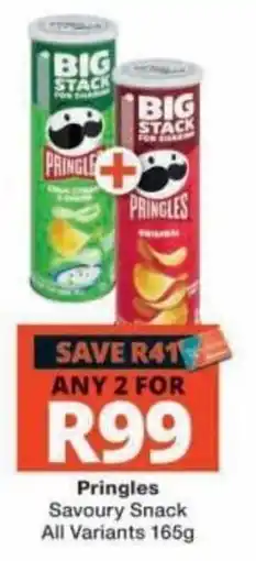 Checkers Pringles Savoury Snack offer