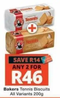 Checkers Bakers Tennis Biscuits offer