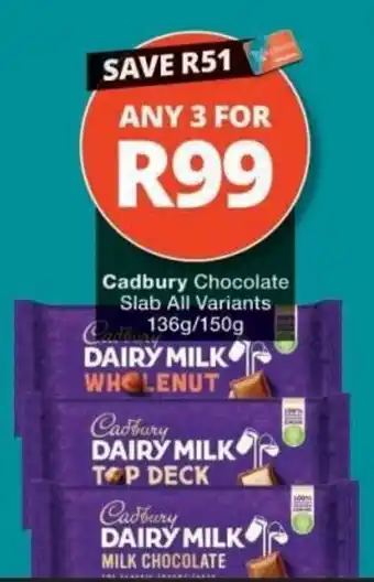 Cadbury Chocolate Slab All Variants