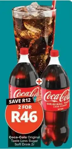 Checkers Coca-Cola Original Taste Less Sugar offer