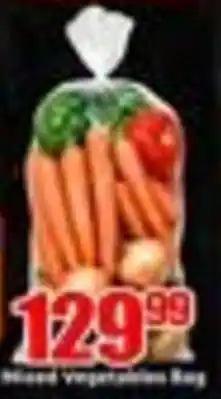 Three Star Cash and Carry Mixed Vegetables Bag offer