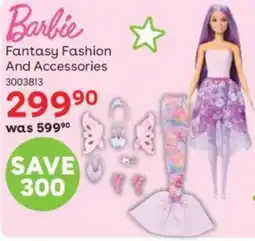 ToysRUs Barbie Fantasy Fashion And Accessories offer