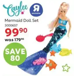 ToysRUs Caylee Mermaid Doll Set offer