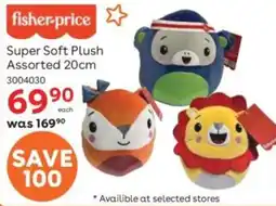 ToysRUs Fisher-Price Super Soft Plush Assorted offer