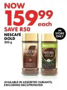 Woolworths NESCAFÉ GOLD offer