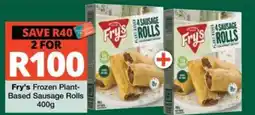 Checkers Fry's Frozen Plant-Based Sausage Rolls offer