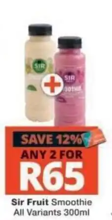 Checkers Sir Fruit Smoothie offer