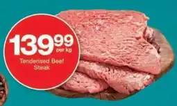 Checkers Tenderised Beef Steak offer