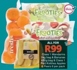 Checkers Frooties mini red apples offer