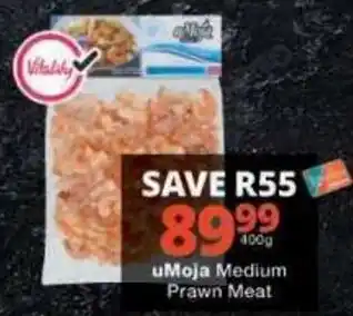 Checkers uMoja Medium Prawn Meat offer