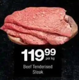 Checkers Beef Tenderised Steak offer
