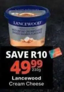 Checkers Lancewood Cream Cheese offer
