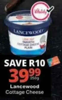 Checkers Lancewood Cottage Cheese offer