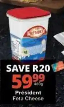 Checkers President Feta Cheese offer