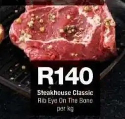 Checkers Steakhouse Classic Rib Eye On The Bone offer