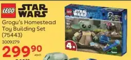 ToysRUs LEGO STAR WARS Grogu's Homestead Toy Building Set offer