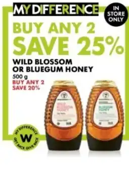 Woolworths Wild Blossom or Bluegum Honey offer