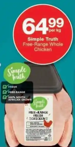 Checkers Simple Truth Free-Range Whole Chicken offer