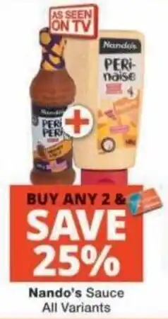 Checkers Nando's Sauce offer
