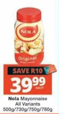 Checkers Nola Mayonnaise offer