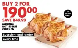 Woolworths Medium Rotisserie Chicken offer