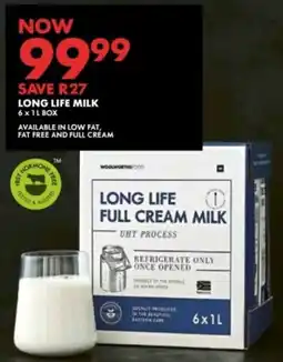 Woolworths Long Life Full Cream Milk offer