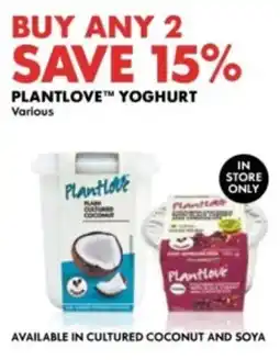 Woolworths Plantlove Yoghurt offer