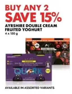Woolworths Ayrshire Double Cream Fruited Yoghurt offer