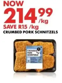Woolworths Crumbed Pork Schnitzels offer