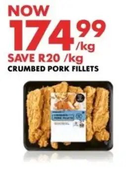 Woolworths Crumbed Pork Fillets offer
