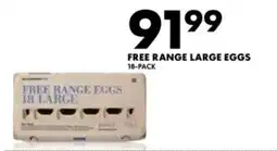 Woolworths FREE RANGE EGGS offer