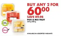 Woolworths Pick & Mix Fruit offer