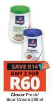 Checkers Clover Fresh/ Sour Cream offer