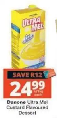 Checkers Danone Ultra Mel Custard Flavoured Dessert offer