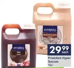 President Hyper President Hyper Sauces offer